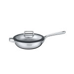 تابه وُوک استیل کف لیزری ۲۶ سانتی‌متر عرشیا مدل SS050-3167