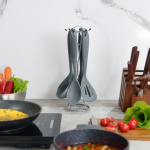 ست کفگیر و ملاقه سیلیکونی ۷ تکه عرشیا مدل UL135-3006 - تصویر 4