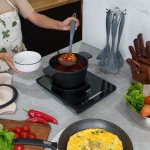 ست کفگیر و ملاقه سیلیکونی ۷ تکه عرشیا مدل UL135-3006 - تصویر 6