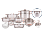 سرویس قابلمه استیل ۱۹ پارچه عرشیا SS360-3278