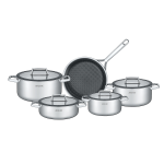 سرویس قابلمه ۹ پارچه استیل کف لیزری عرشیا مدل SS050-3543