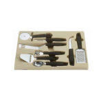 سرویس چاقوی استیل دسته مشکی ۳۲ پارچه عرشیا مدل K50-2924 - تصویر 2