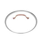 قابلمه دو درب استیل دسته مسی 24 سانت عرشیا مدل SS014-2975 - تصویر 2