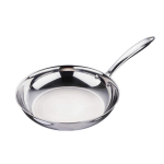 ماهی تابه تک دسته بدون درب استیل 28 سانتی عرشیا SS160-3567
