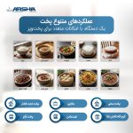 زودپز و پلوپز برقی عرشیا مدل EP118-2372 (ظرفیت ۶ لیتر) - تصویر 4