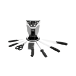 چاقو 8 پارچه مشکی عرشیا مدل K259-2107 - Image 3