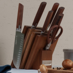 سرویس چاقوی آشپزخانه استیل عرشیا 8 پارچه مدل KS135-3189 - تصویر 3