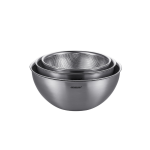 ست آبکش و کاسه استیل ۶ پارچه عرشیا مدل MB116-3719 - تصویر 2