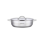 سرویس قابلمه و ماهیتابه استیل ۹ پارچه عرشیا مدل SS339-3842 - تصویر 4