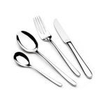 سرویس قاشق چنگال پایه‌دار 24 پارچه عرشیا مدل TM1401M-2082