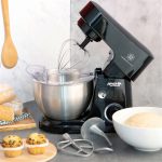همزن کاسه‌دار 5.5 لیتری عرشیا مشکی مدل HM786-2385 - تصویر 3