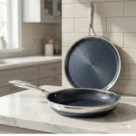 سرویس قابلمه استیل هیبریدی 12 پارچه عرشیا مدل SS622-3733 با کف لیزری - Image 3