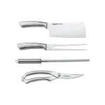 سرویس کارد و چاقو 10 تکه عرشیا مدل KS272-3942 با پایه چوبی - تصویر 3