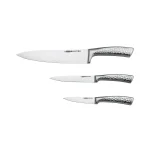 ست چاقو 3 تکه عرشیا مدل KS272-3943 استیل ضدزنگ