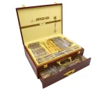 سرویس قاشق و چنگال استیل مات ۹۵ پارچه عرشیا مدل TM1401M-3353 - تصویر 2