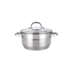 سرویس قابلمه 9 پارچه استیل عرشیا مدل SS180-3869 - تصویر 2